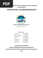 Download Laporan Penetapan Natrium Benzoat by Karimah Yulianti SN217877116 doc pdf