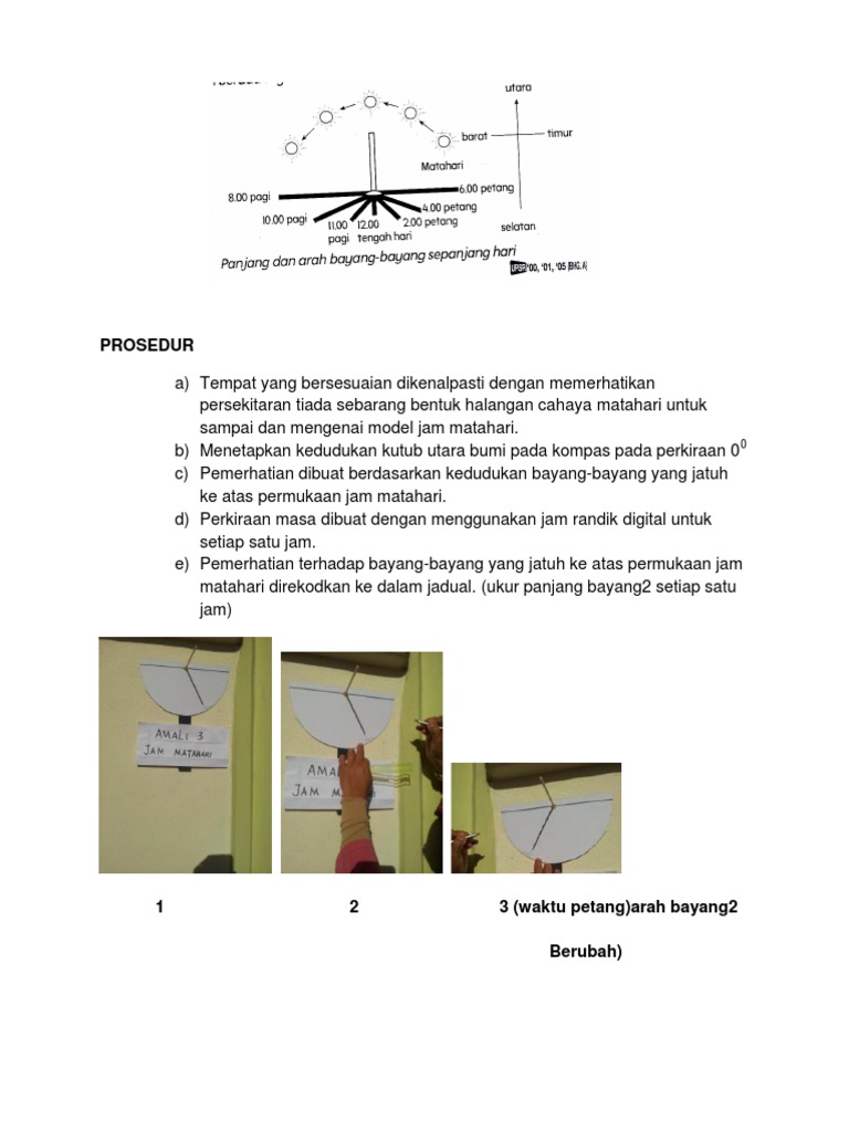Jam Matahari Pemerhatian Pdf