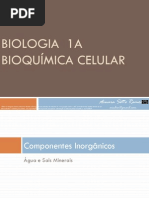 BIOLOGIA  1A BIOQUÍMICA CELULAR COMPLETO