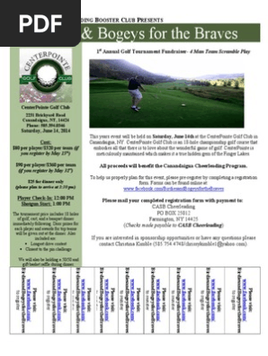 Golf Tournament Flyer