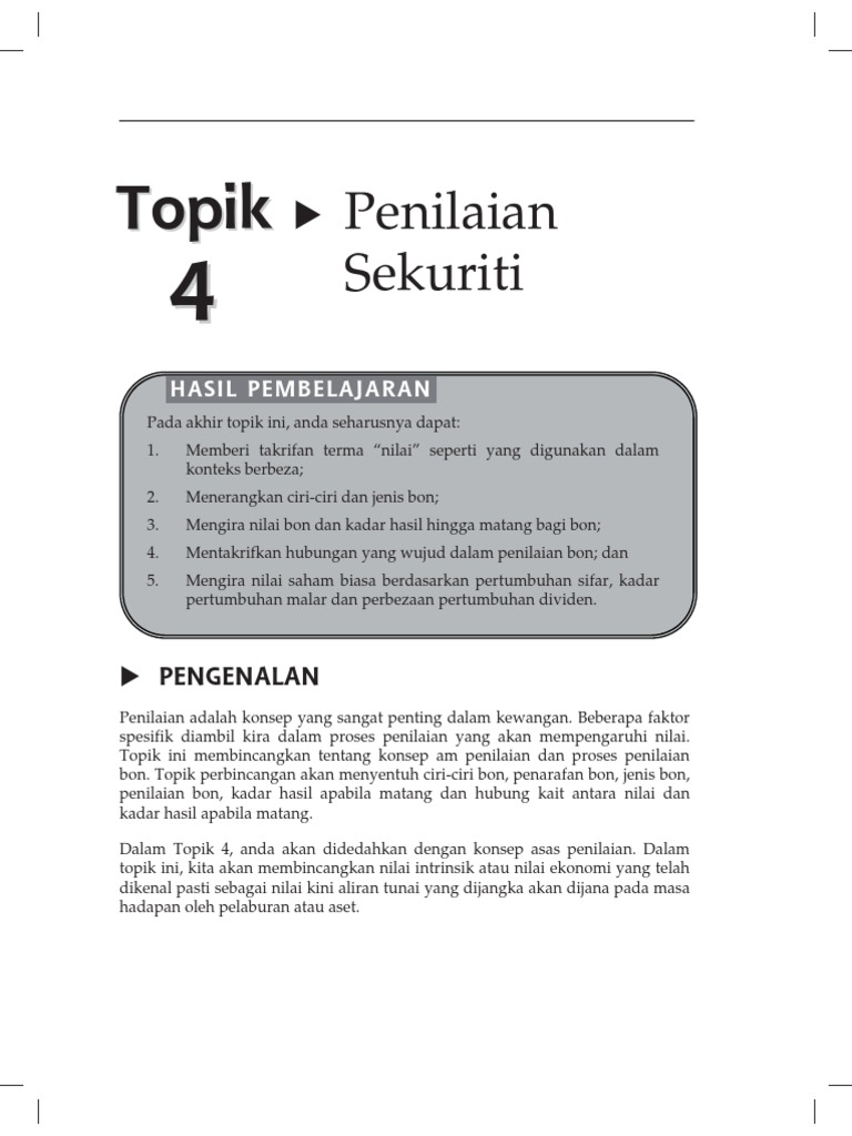 Topik 4 Penilaian Sekuriti Pdf