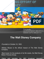 A Branding Effort of Walt Disney