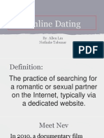 Online Dating Powerpoint Presentation