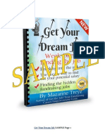 Sample of Get Your Dream Job E-course