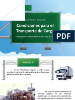 Condiciones para Transporte de Carga