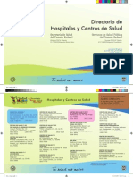 Directorio Hospitales Centros Salud Verano 2013