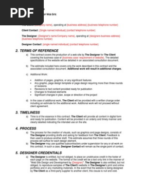 Web Development Contract With Remuneration