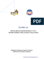 Panduan Pengurusan Kemudahan Cuti - Modified