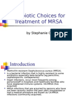 Antibiotic Choices For Treatment of MRSA