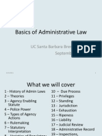 Basics of Administrative Law