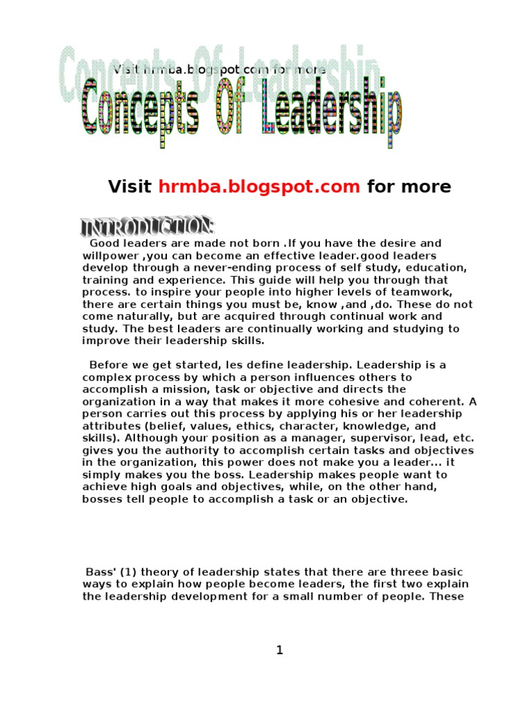 Principles of Effective Leadership | PDF | Leadership | John F. Kennedy