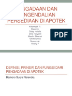 Pengadaan Dan Pengendalian Persediaan Di Apotek