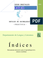 Resumen Sintaxis Bachillerato Oraciones Resueltas1 PDF