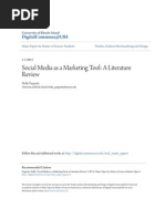 Dissertation in social media marketing