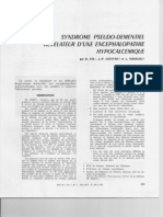 Gil et al. - Syndrome pseudo-démentiel révélateur d'une encéphalopathie hypocalcémique - Médecine Interne - 1972