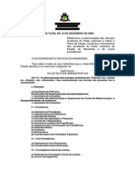 Lei Estadual 8.032 de 10 de Dezembro de 2003