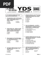 10 Cozumlu Yds Deneme 01