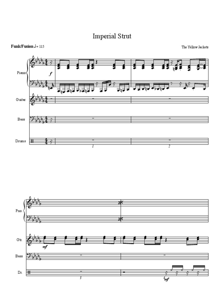 Imperial Strut Musical Forms European Musical Instruments