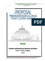 Proposal Pembangunan Mushola Pls