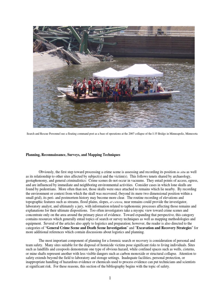 2011planning, Recon, Surveys and Mapping | PDF | Archaeology | Forensic ...