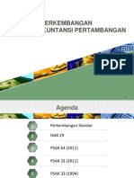 Perkembangan PSAK Pertambangan Pengupasan Tanah