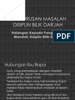 Halangan Kepada Pengurusan Masalah Disiplin Bilik Darjah