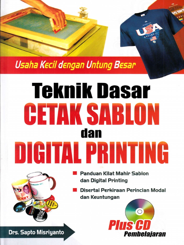 1742 Teknik Dasar Cetak Sablon Dan Digital Printing