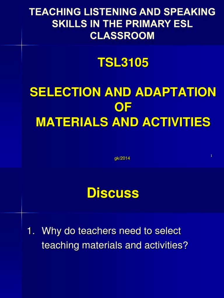 Material Adaptation PDF Vocabulary English Language