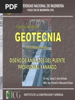 Camara de Anclaje Del Puente Yanango