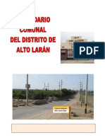 ALTO LARÁN - CALENDARIO COMUNAL 2014