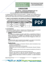 Convocatoria Pela 2014 Alto Amazonas