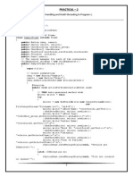 Implement Exception Handling and Multi-threading in Program 1