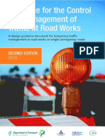 Guidance For The Control and Management of Traffic at Roadworks
