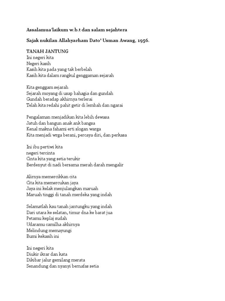 Sajak Kemerdekaan 2 Pertandingan Pdf