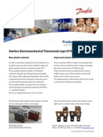 Product Information: Danfoss Electromechanical Thermostats Type 077B