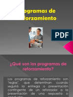 Programas de Reforzamiento