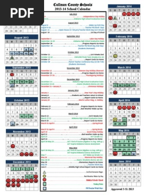 2013-14 School Calendar Approved 3-31-2013-Includes Report Card Dates  Revised 7-22-13 | PDF | Behavior Modification | Observances