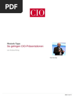 So gelingen CIO-Präsentationen