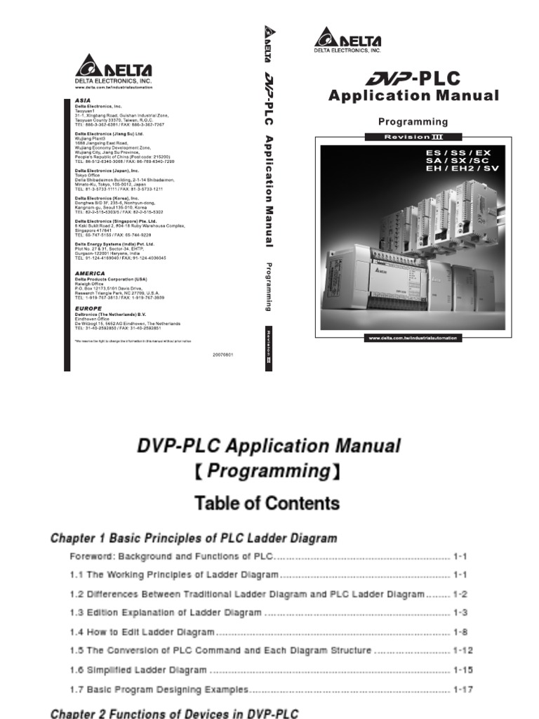 manual - plc application - english.pdf | Programmable Logic Controller ...