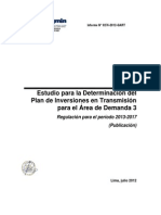 Plan de Inversiones Transmisión AD3 2013-2017