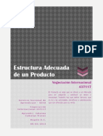 Estructura Adecuada Del Producto