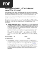 Download Journal Entry in Tally by Leonardo Prado SN217969044 doc pdf