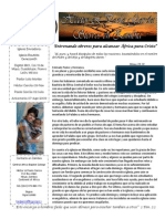 Carta Misionera Marzo-Abril 2014