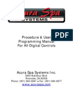 Acura Spa Systems Inc Manual