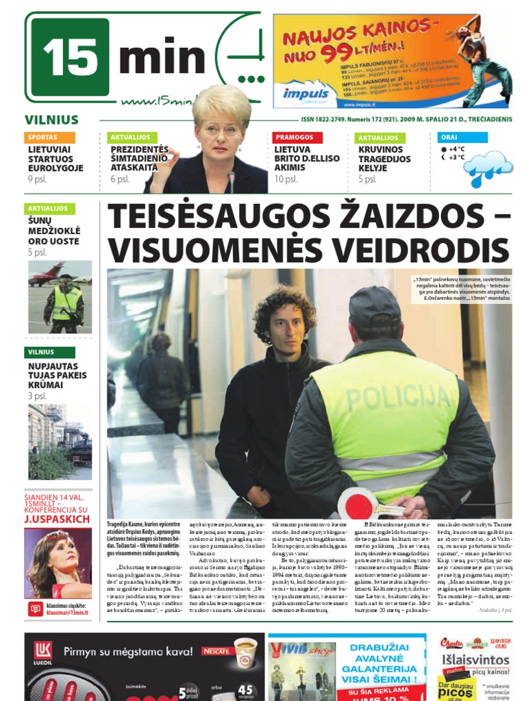 15min Vilnius 2009-10-21 | PDF