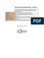 Analysis of M&a Effect on the Liner Shipping Industry