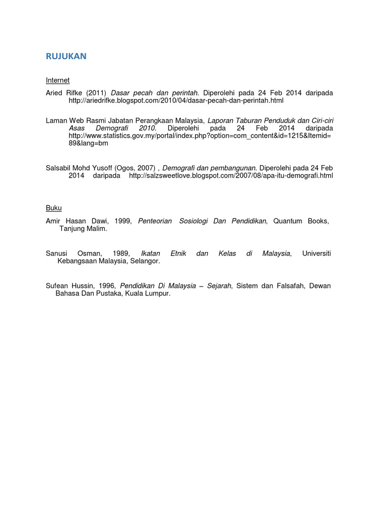 RUJUKAN | PDF