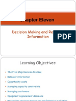 Chapter 11 - Decision Making and Relevant Information