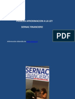 Sernac Financiero Primera Aproximancion