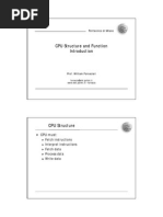 Download CPU Structure and Function by dbunet SN21801143 doc pdf